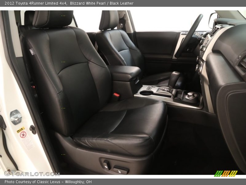Blizzard White Pearl / Black Leather 2012 Toyota 4Runner Limited 4x4