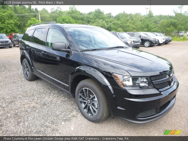 Pitch Black / Black 2018 Dodge Journey SE