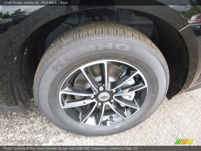 Pitch Black / Black 2018 Dodge Journey SE