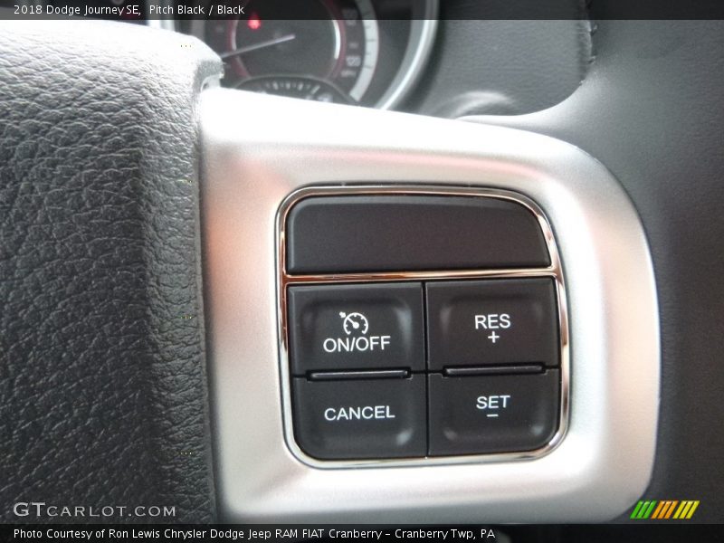 Pitch Black / Black 2018 Dodge Journey SE