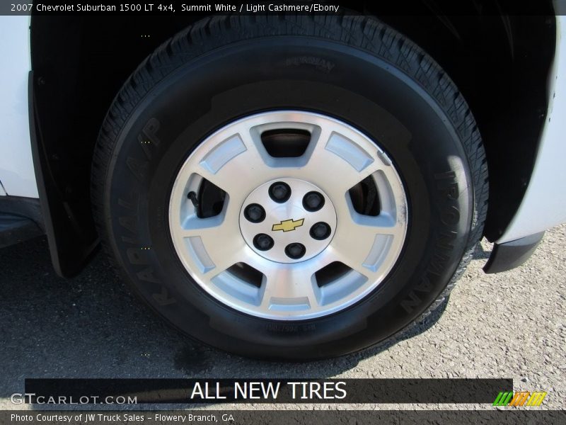 Summit White / Light Cashmere/Ebony 2007 Chevrolet Suburban 1500 LT 4x4