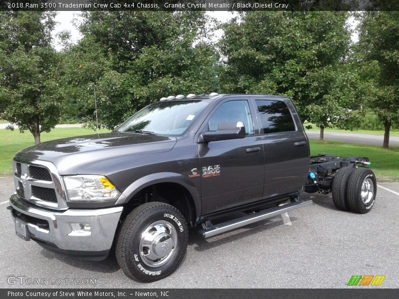 Granite Crystal Metallic / Black/Diesel Gray 2018 Ram 3500 Tradesman Crew Cab 4x4 Chassis
