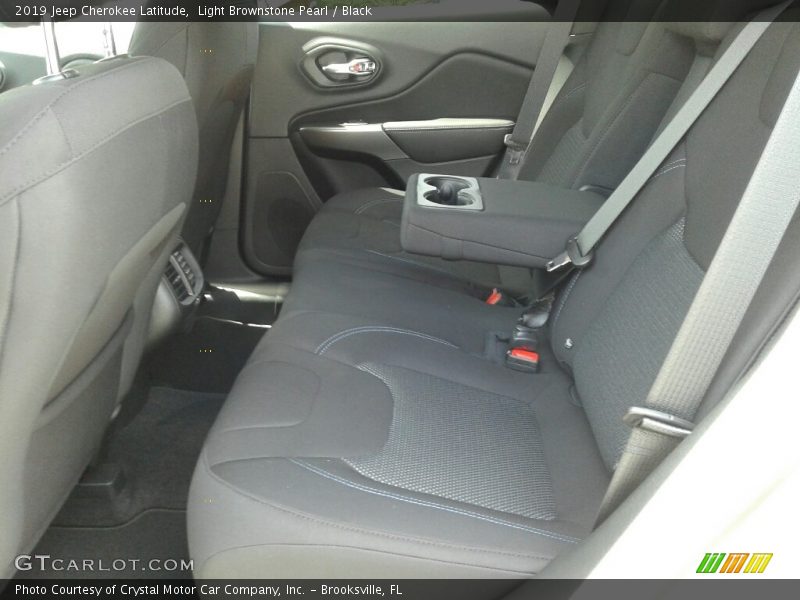 Light Brownstone Pearl / Black 2019 Jeep Cherokee Latitude