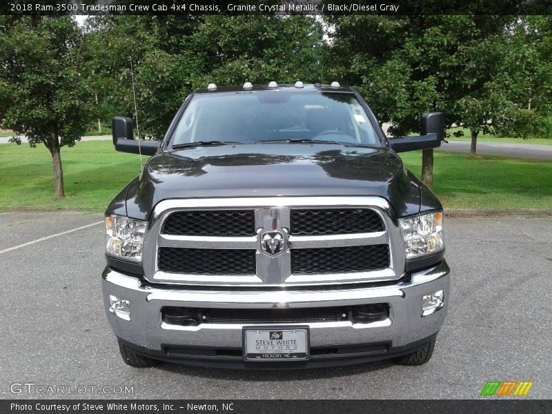 Granite Crystal Metallic / Black/Diesel Gray 2018 Ram 3500 Tradesman Crew Cab 4x4 Chassis