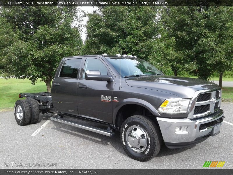 Granite Crystal Metallic / Black/Diesel Gray 2018 Ram 3500 Tradesman Crew Cab 4x4 Chassis