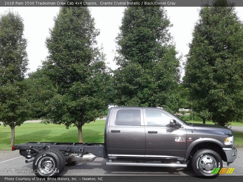 Granite Crystal Metallic / Black/Diesel Gray 2018 Ram 3500 Tradesman Crew Cab 4x4 Chassis
