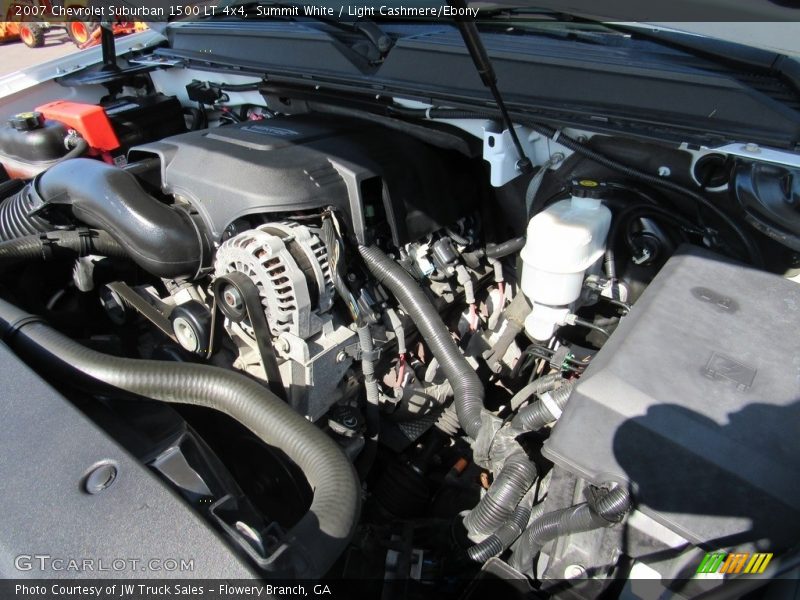 Summit White / Light Cashmere/Ebony 2007 Chevrolet Suburban 1500 LT 4x4