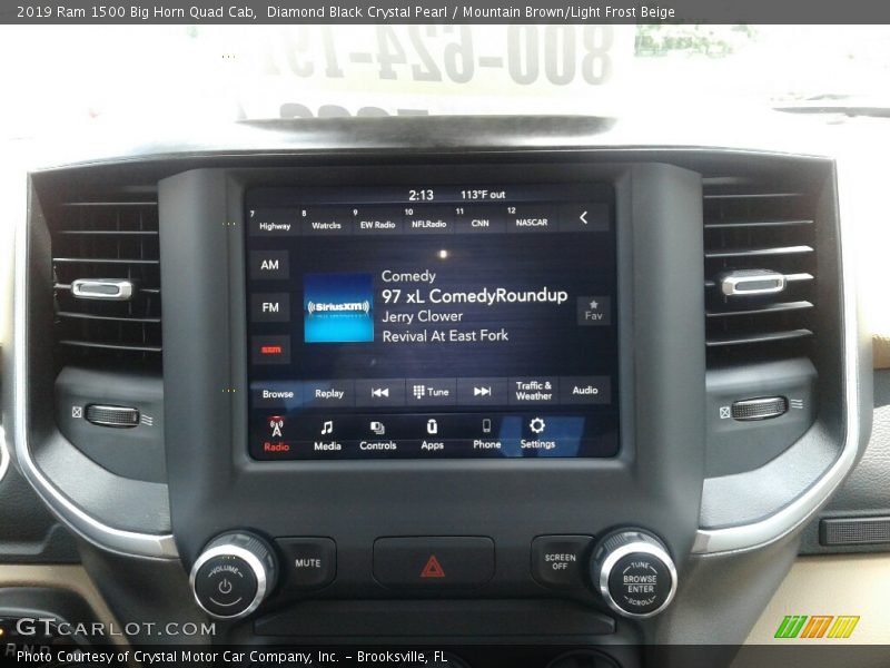 Controls of 2019 1500 Big Horn Quad Cab