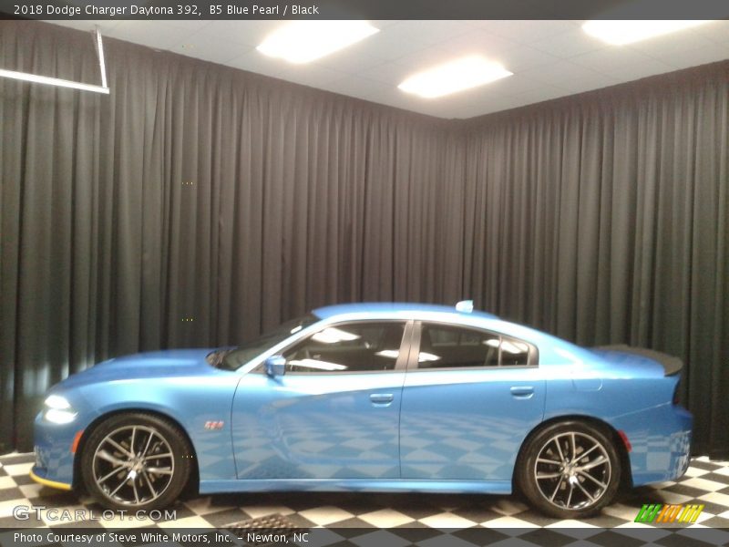 B5 Blue Pearl / Black 2018 Dodge Charger Daytona 392