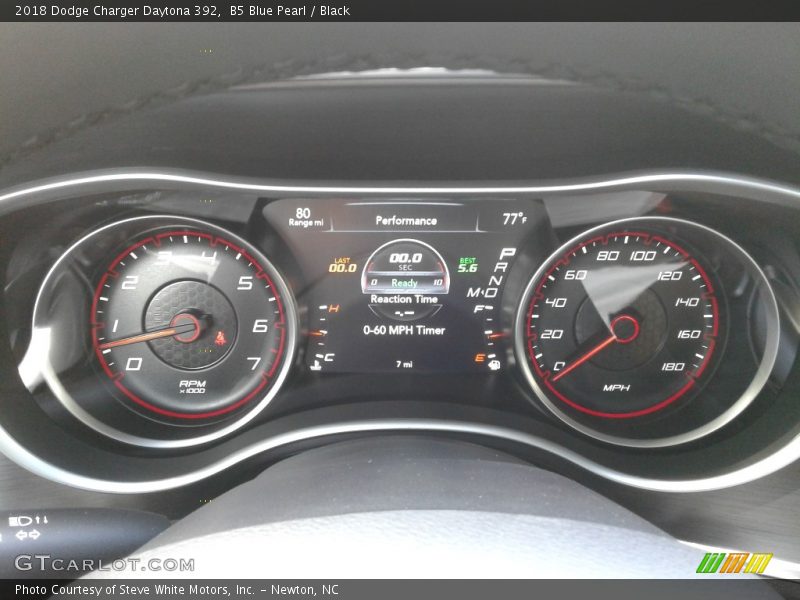 B5 Blue Pearl / Black 2018 Dodge Charger Daytona 392
