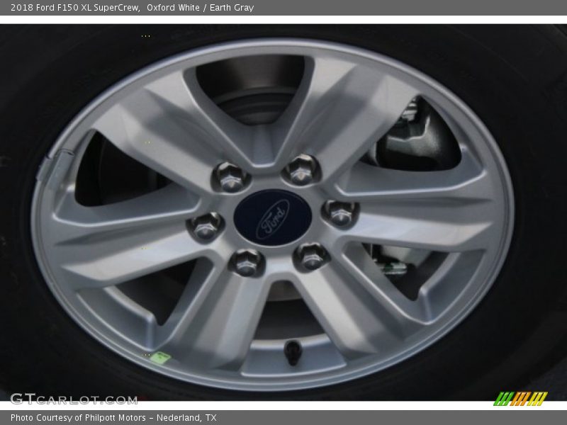 Oxford White / Earth Gray 2018 Ford F150 XL SuperCrew
