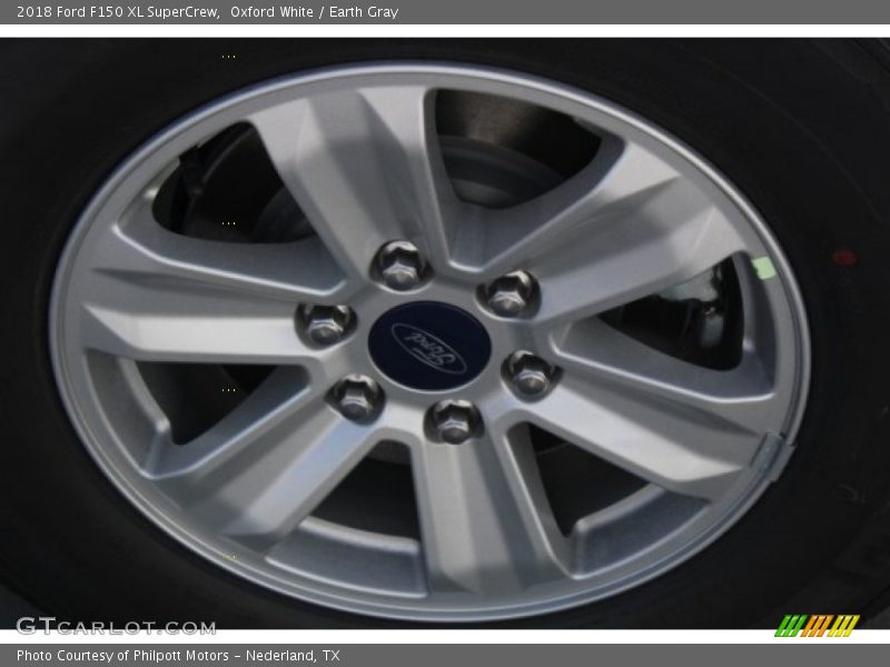 Oxford White / Earth Gray 2018 Ford F150 XL SuperCrew