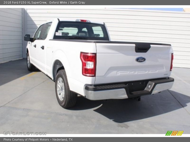 Oxford White / Earth Gray 2018 Ford F150 XL SuperCrew