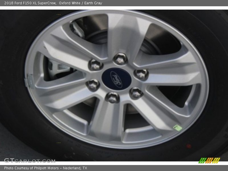 Oxford White / Earth Gray 2018 Ford F150 XL SuperCrew