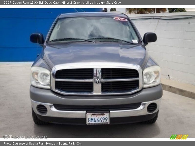 Mineral Gray Metallic / Medium Slate Gray 2007 Dodge Ram 1500 SLT Quad Cab