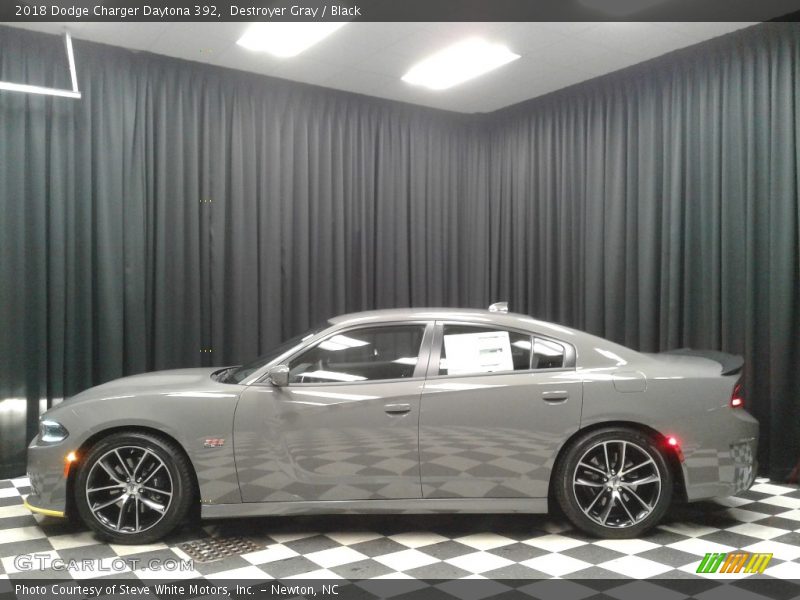 Destroyer Gray / Black 2018 Dodge Charger Daytona 392