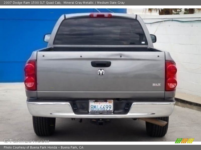 Mineral Gray Metallic / Medium Slate Gray 2007 Dodge Ram 1500 SLT Quad Cab