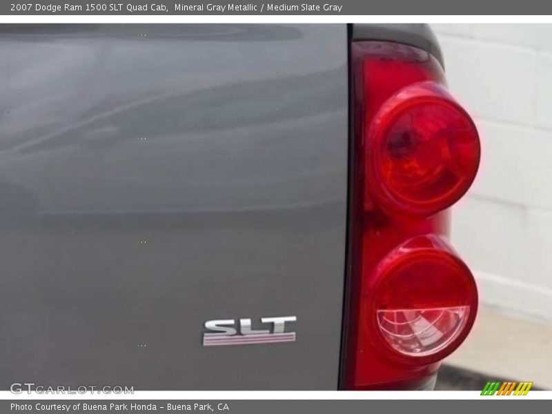 Mineral Gray Metallic / Medium Slate Gray 2007 Dodge Ram 1500 SLT Quad Cab