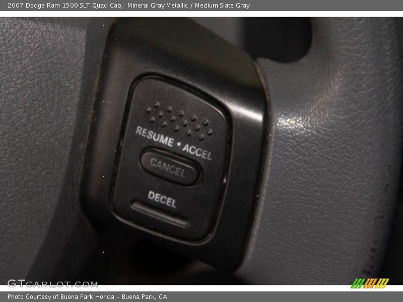 Mineral Gray Metallic / Medium Slate Gray 2007 Dodge Ram 1500 SLT Quad Cab