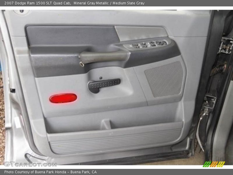 Mineral Gray Metallic / Medium Slate Gray 2007 Dodge Ram 1500 SLT Quad Cab