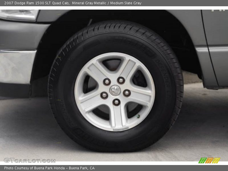 Mineral Gray Metallic / Medium Slate Gray 2007 Dodge Ram 1500 SLT Quad Cab