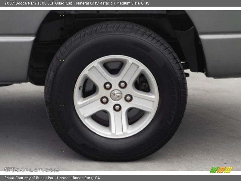Mineral Gray Metallic / Medium Slate Gray 2007 Dodge Ram 1500 SLT Quad Cab