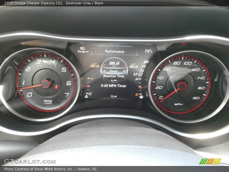 Destroyer Gray / Black 2018 Dodge Charger Daytona 392