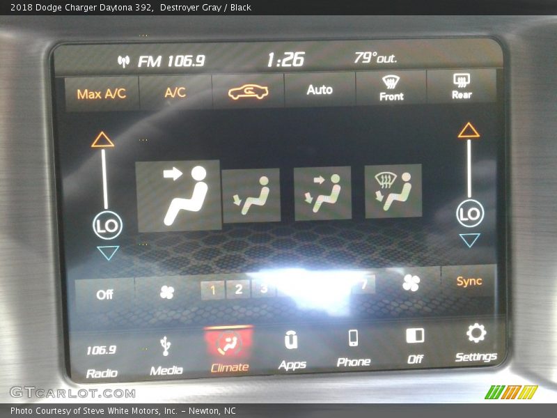 Destroyer Gray / Black 2018 Dodge Charger Daytona 392