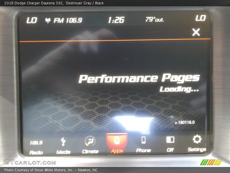 Destroyer Gray / Black 2018 Dodge Charger Daytona 392
