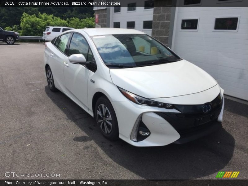 Blizzard Pearl / Moonstone 2018 Toyota Prius Prime Advanced