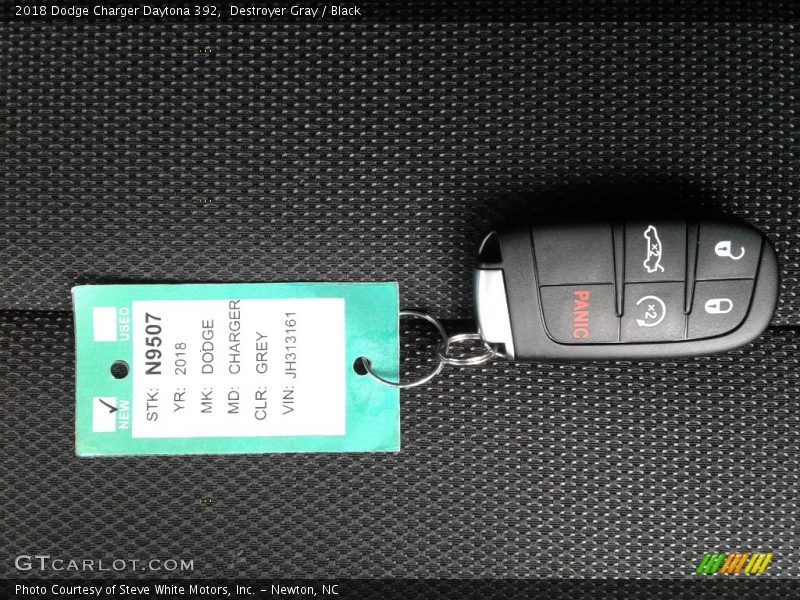 Destroyer Gray / Black 2018 Dodge Charger Daytona 392