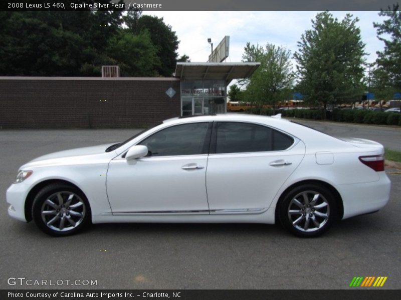 Opaline Silver Pearl / Cashmere 2008 Lexus LS 460