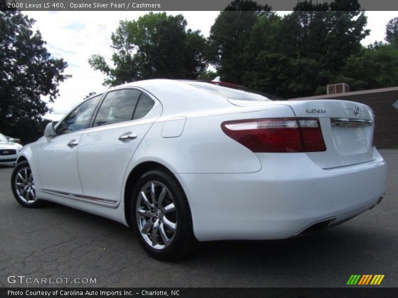 Opaline Silver Pearl / Cashmere 2008 Lexus LS 460