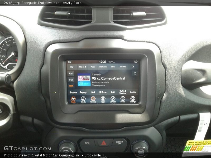 Anvil / Black 2018 Jeep Renegade Trailhawk 4x4