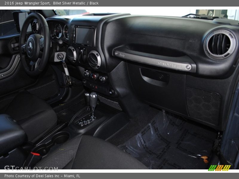 Billet Silver Metallic / Black 2016 Jeep Wrangler Sport