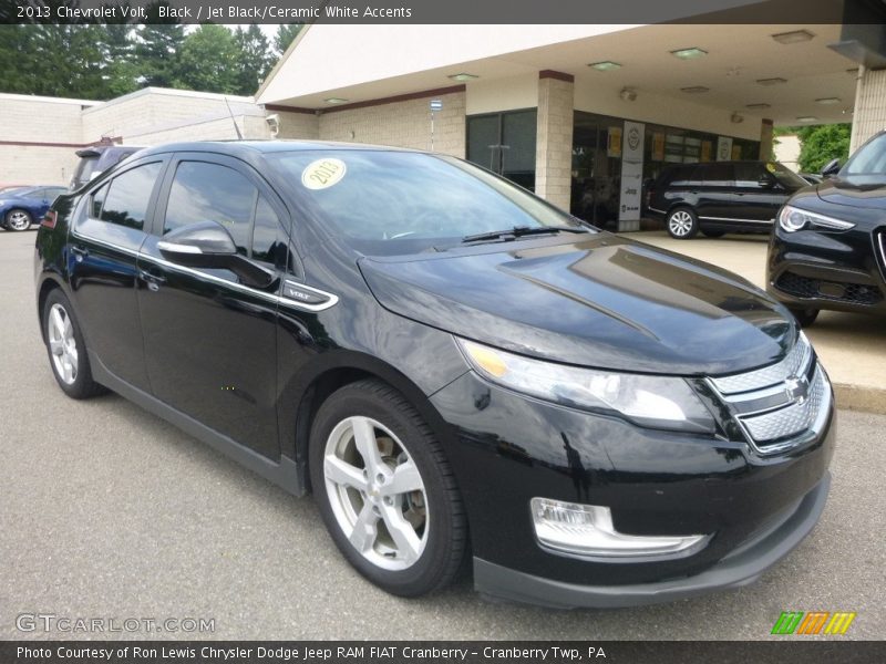 Black / Jet Black/Ceramic White Accents 2013 Chevrolet Volt