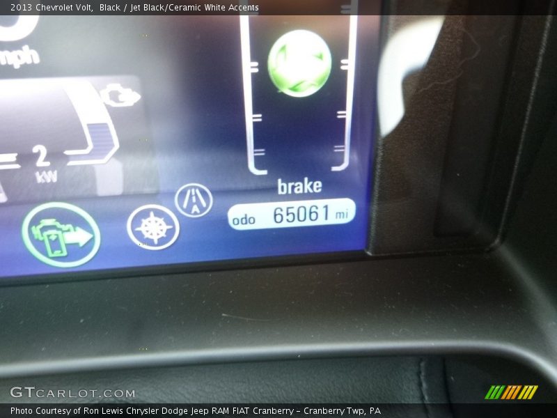 Black / Jet Black/Ceramic White Accents 2013 Chevrolet Volt