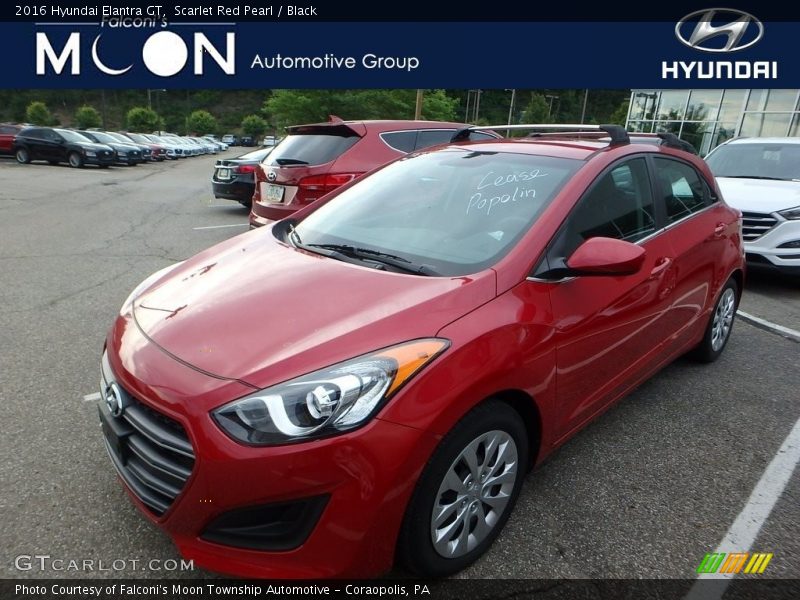 Scarlet Red Pearl / Black 2016 Hyundai Elantra GT