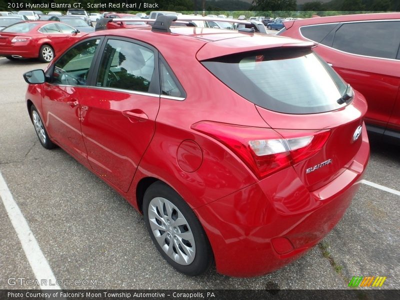 Scarlet Red Pearl / Black 2016 Hyundai Elantra GT