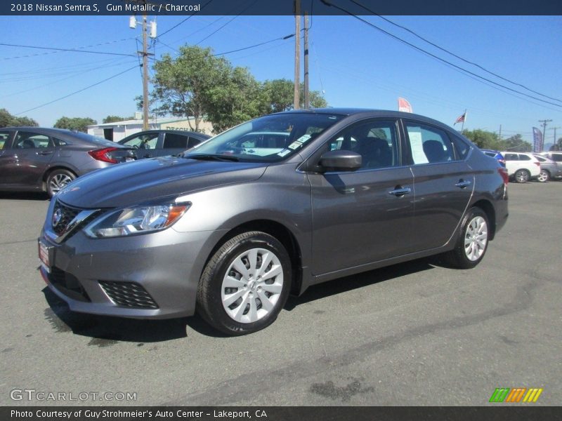 Gun Metallic / Charcoal 2018 Nissan Sentra S