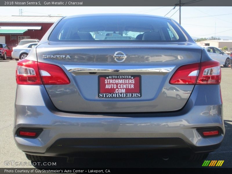 Gun Metallic / Charcoal 2018 Nissan Sentra S