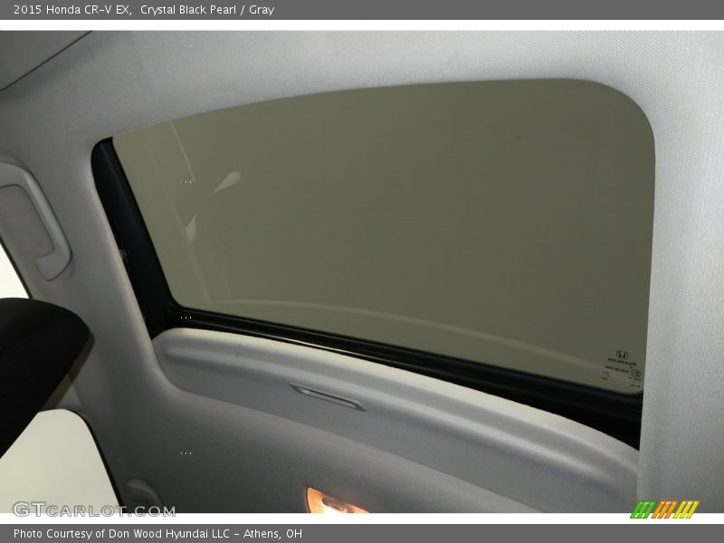 Crystal Black Pearl / Gray 2015 Honda CR-V EX