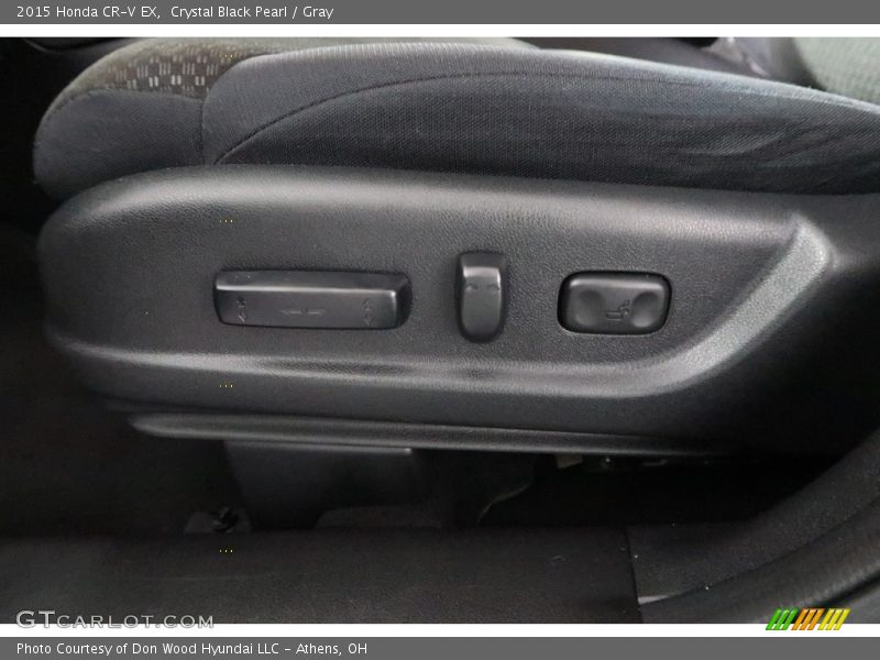 Crystal Black Pearl / Gray 2015 Honda CR-V EX