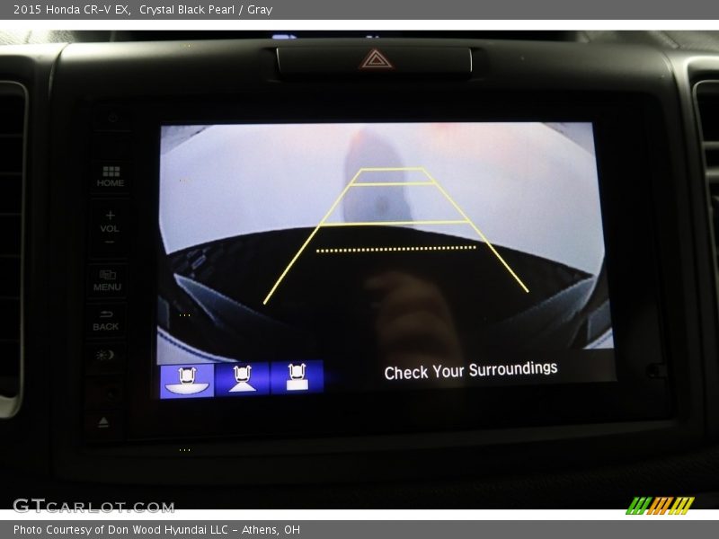 Crystal Black Pearl / Gray 2015 Honda CR-V EX