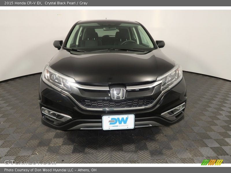 Crystal Black Pearl / Gray 2015 Honda CR-V EX