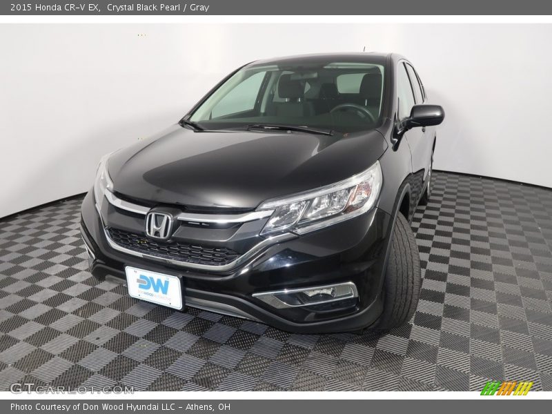 Crystal Black Pearl / Gray 2015 Honda CR-V EX