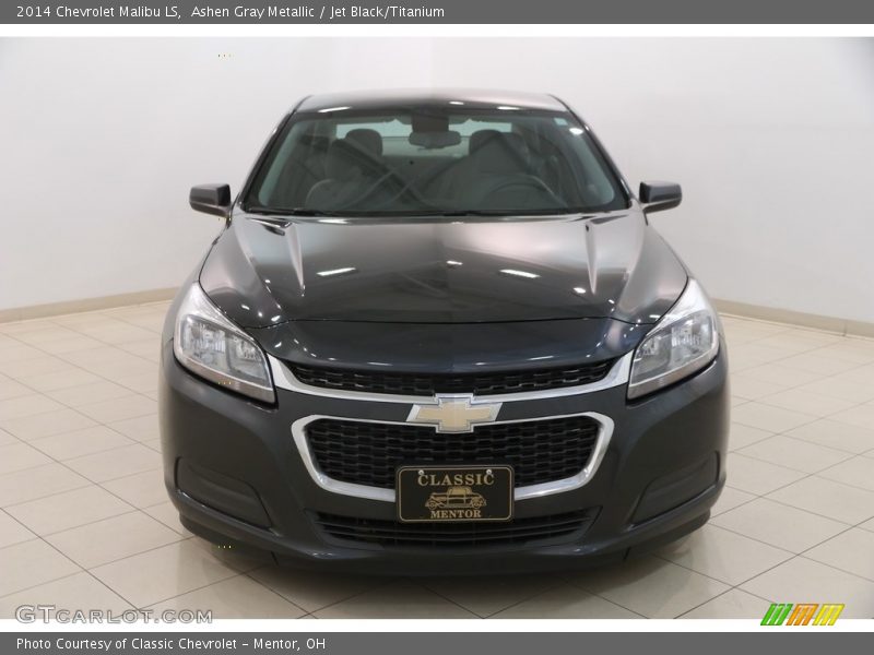 Ashen Gray Metallic / Jet Black/Titanium 2014 Chevrolet Malibu LS