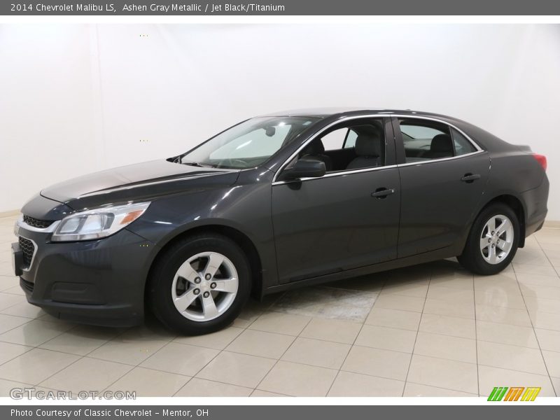 Ashen Gray Metallic / Jet Black/Titanium 2014 Chevrolet Malibu LS