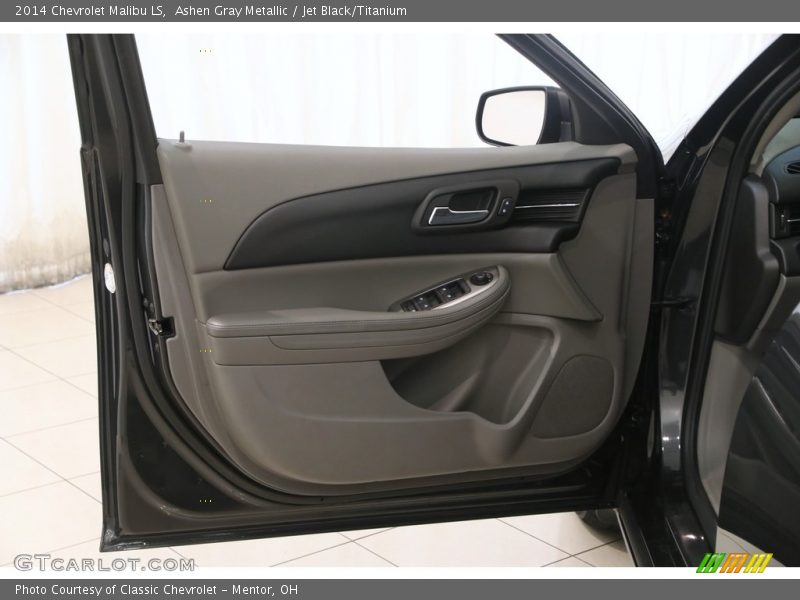 Ashen Gray Metallic / Jet Black/Titanium 2014 Chevrolet Malibu LS