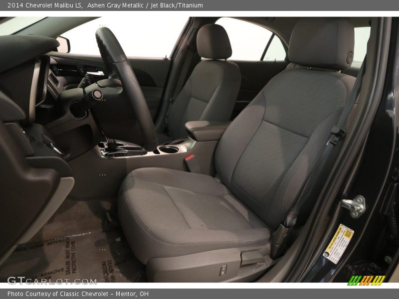 Ashen Gray Metallic / Jet Black/Titanium 2014 Chevrolet Malibu LS